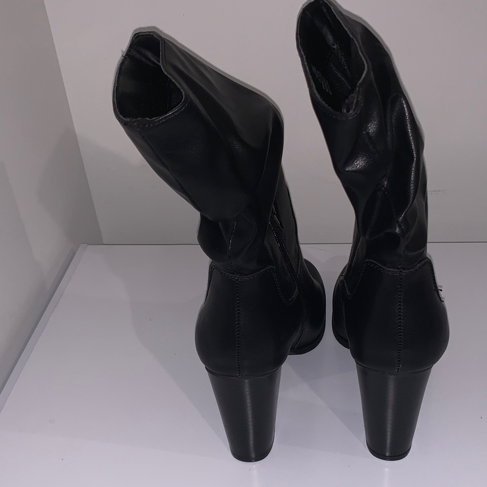 Style & Co. Black Heeled Boots - Picture 2 of 3